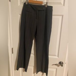 Black Pinstripe Reitmans Petites Dress-pants